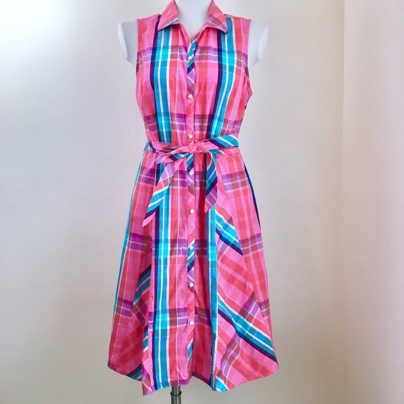 Tommy Hilfiger Dresses & Skirts - Tommy Hilfiger Sleeveless Sun-Shirt dress Sz M